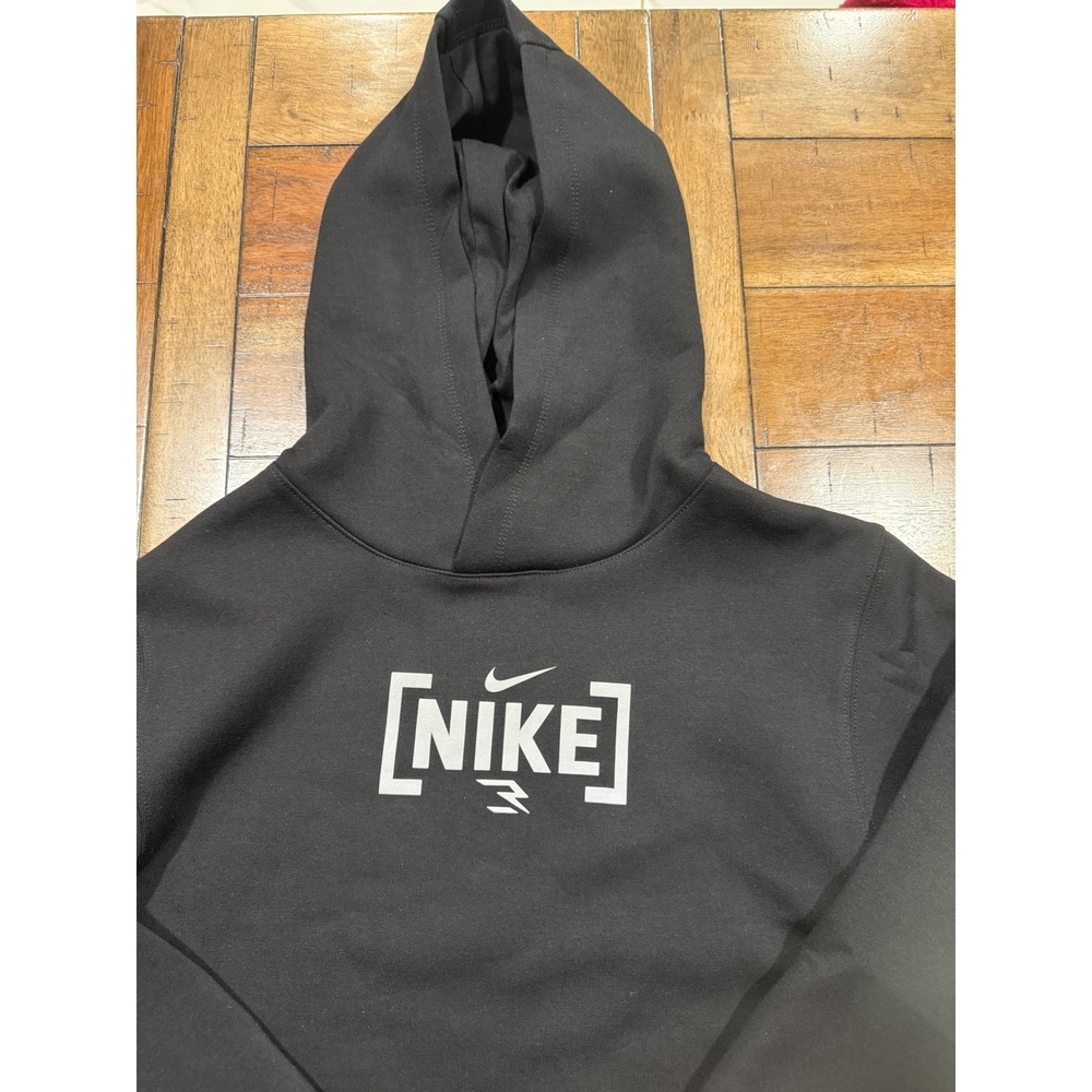 Nike 3Brand Russell Wilson Boys Black Pullover Hoodie Sweatshirt Large NWT - Picture 3 of 4